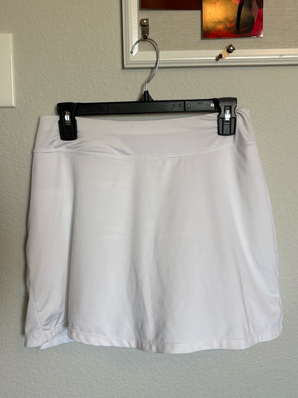White Pleated Athletic Skirt